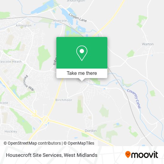 Housecroft Site Services map