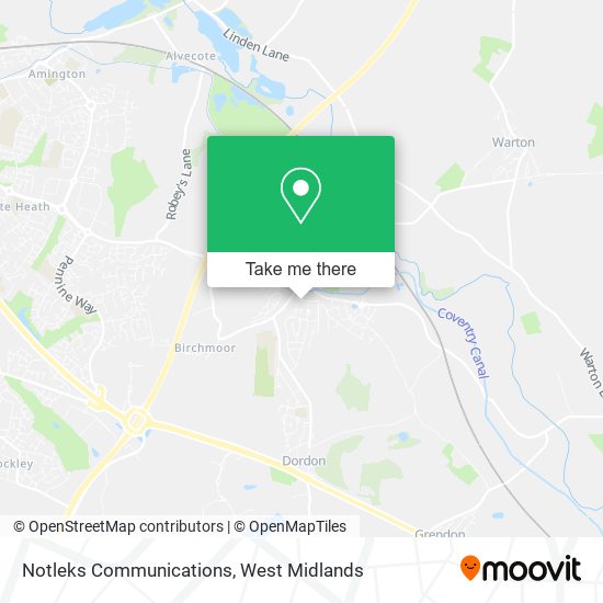 Notleks Communications map