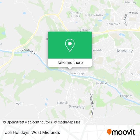 Jeli Holidays map