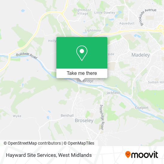 Hayward Site Services map
