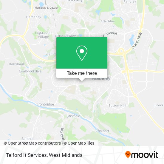 Telford It Services map