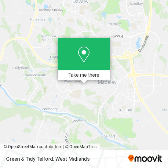 Green & Tidy Telford map