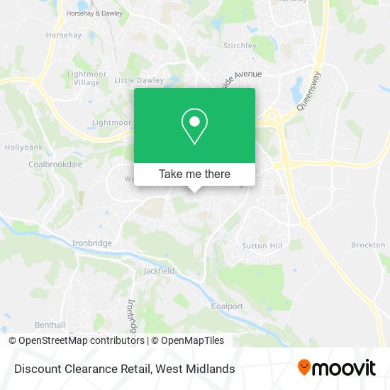 Discount Clearance Retail map