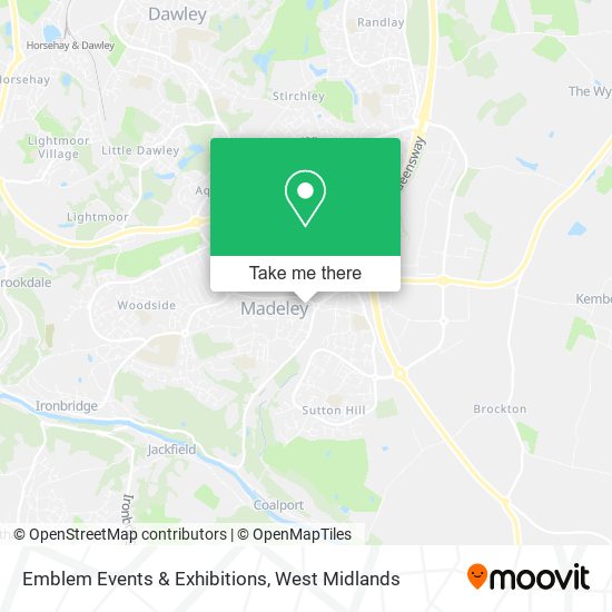 Emblem Events & Exhibitions map