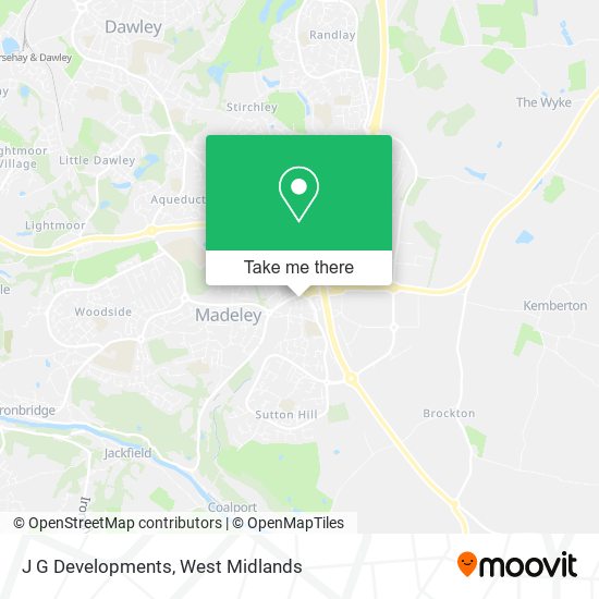 J G Developments map