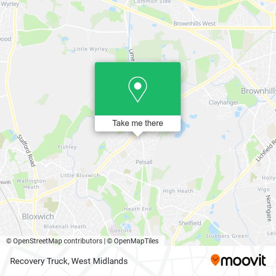 Recovery Truck map