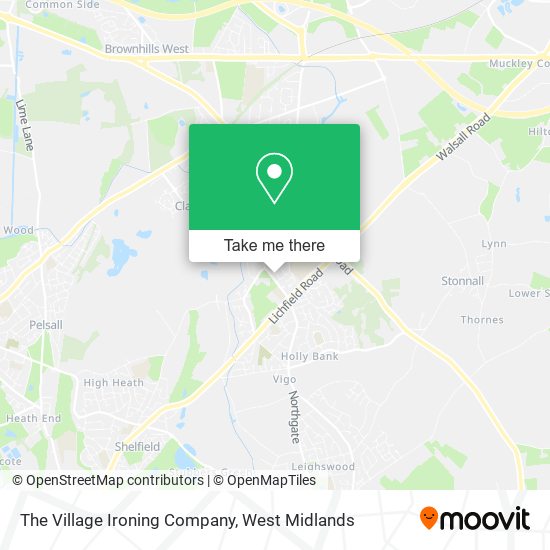 The Village Ironing Company map