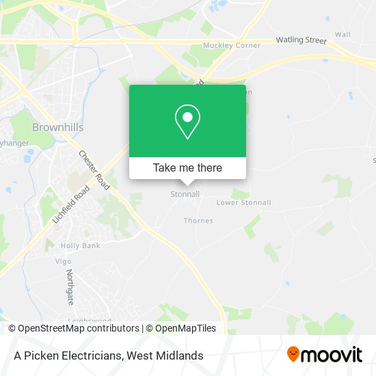 A Picken Electricians map