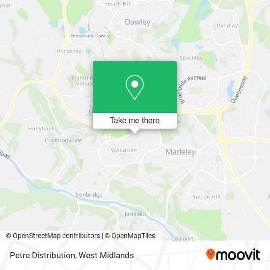 Petre Distribution map