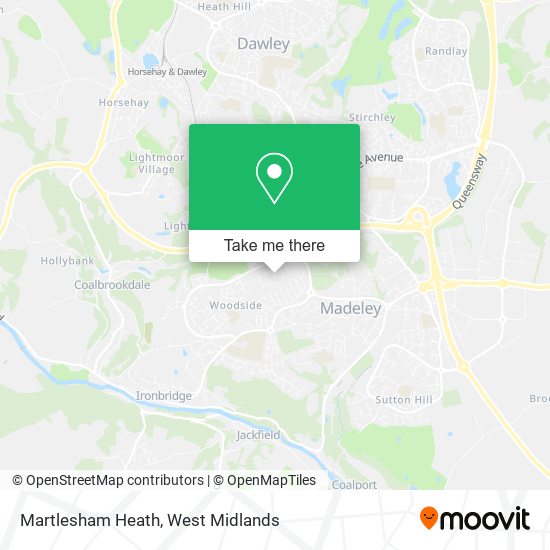 Martlesham Heath map