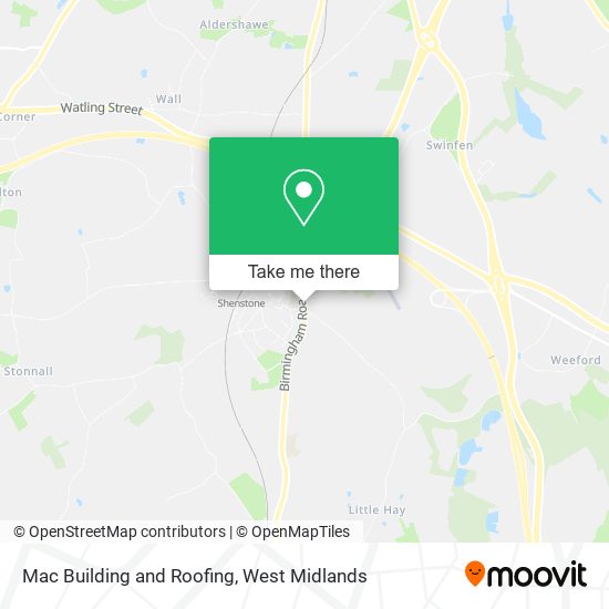 Mac Building and Roofing map