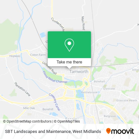 SBT Landscapes and Maintenance map