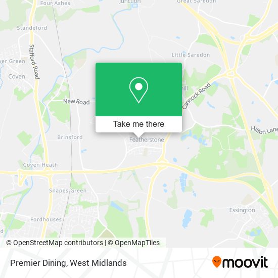 Premier Dining map