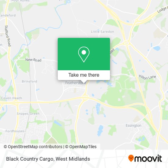 Black Country Cargo map