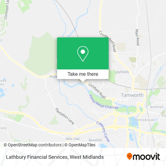 Lathbury Financial Services map