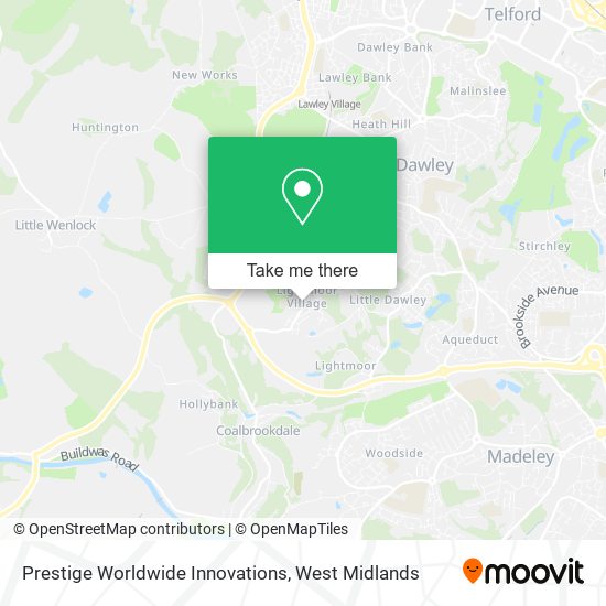 Prestige Worldwide Innovations map