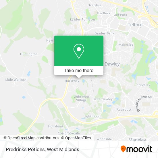 Predrinks Potions map