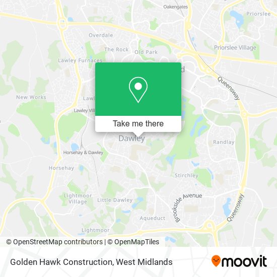 Golden Hawk Construction map