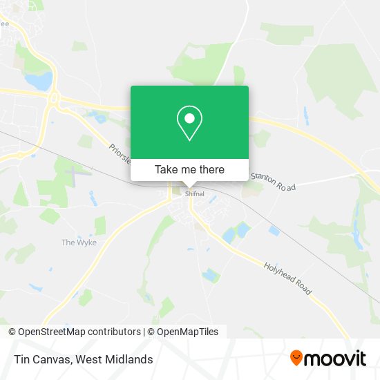 Tin Canvas map