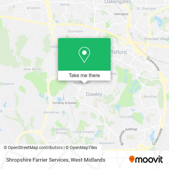 Shropshire Farrier Services map