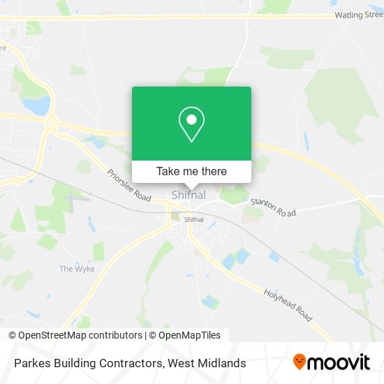 Parkes Building Contractors map