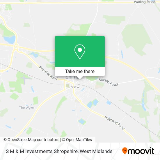 S M & M Investments Shropshire map
