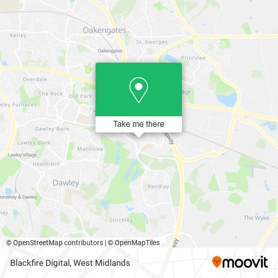 Blackfire Digital map