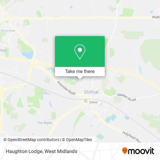 Haughton Lodge map