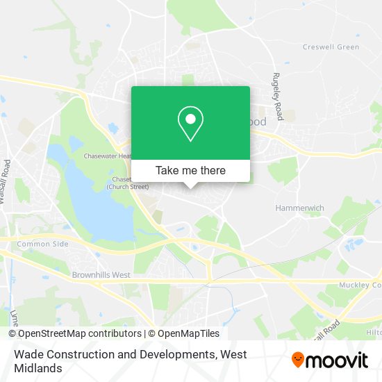 Wade Construction and Developments map