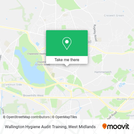 Wallington Hygiene Audit Training map