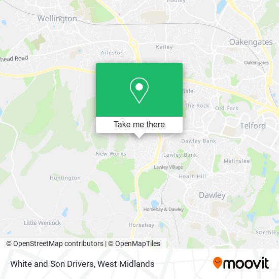 White and Son Drivers map