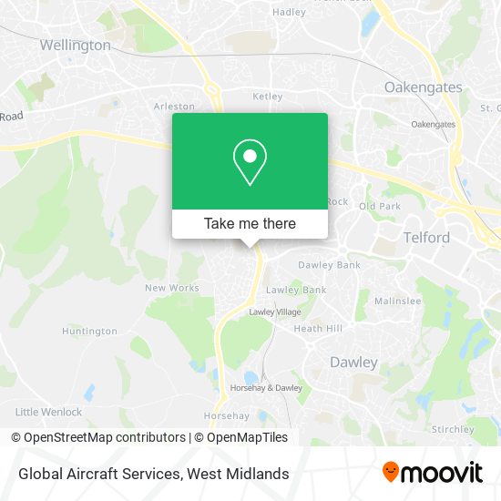 Global Aircraft Services map