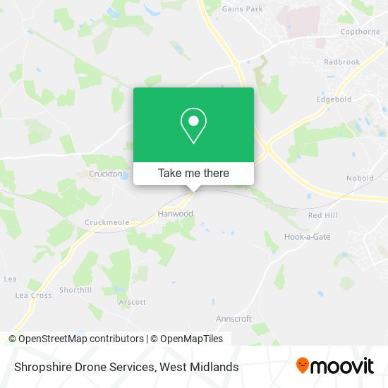 Shropshire Drone Services map
