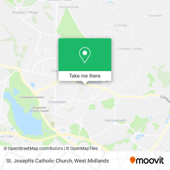 St. Joseph's Catholic Church map