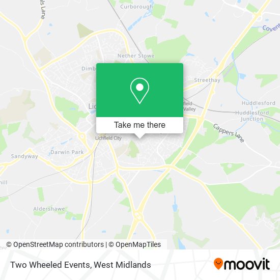 Two Wheeled Events map