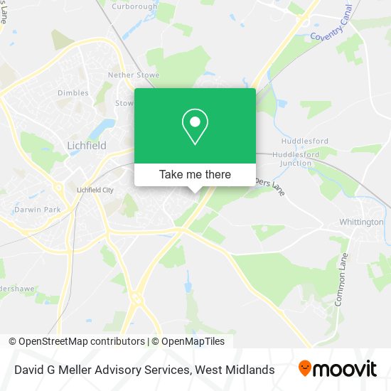 David G Meller Advisory Services map