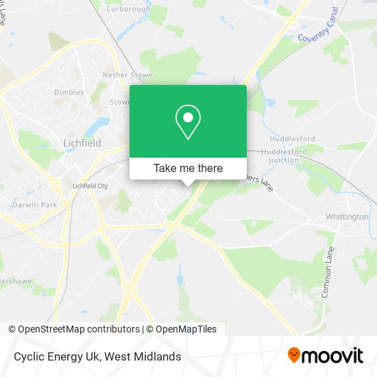 Cyclic Energy Uk map