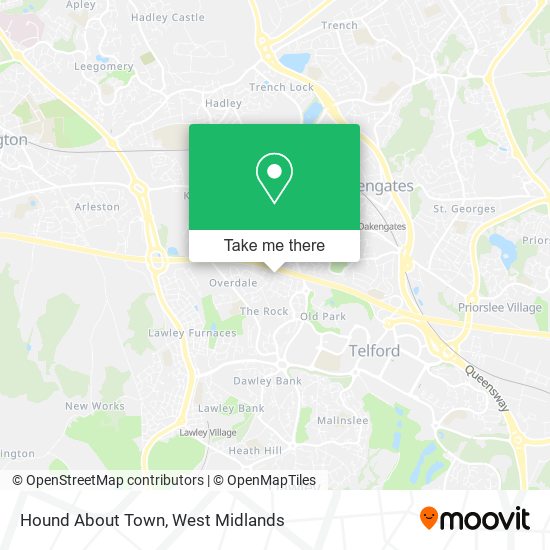 Hound About Town map