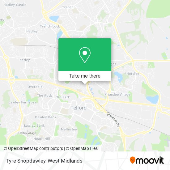 Tyre Shopdawley map