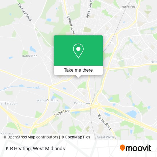 K R Heating map