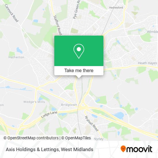 Axis Holdings & Lettings map