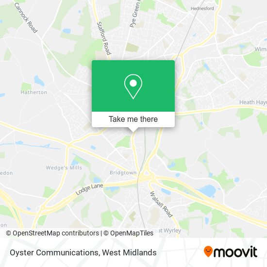 Oyster Communications map