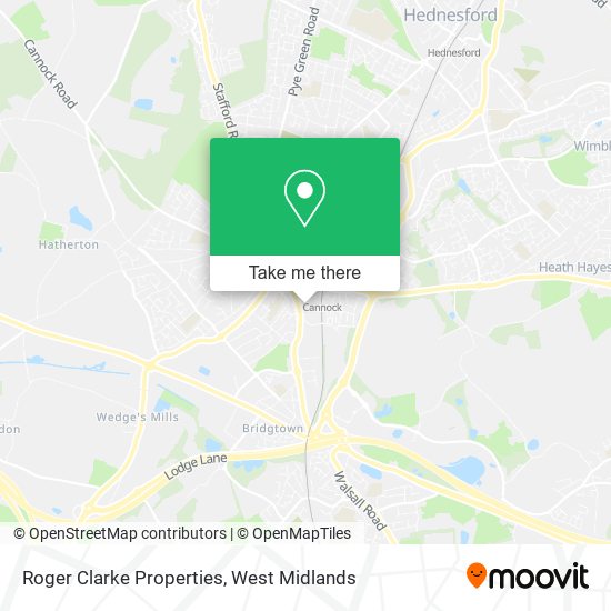 Roger Clarke Properties map