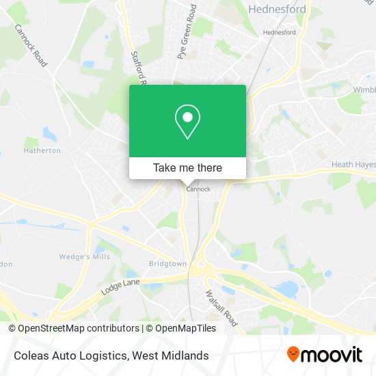 Coleas Auto Logistics map