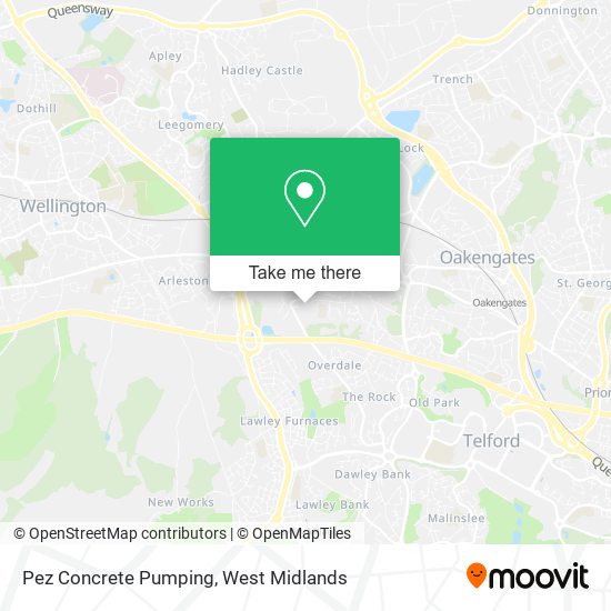 Pez Concrete Pumping map