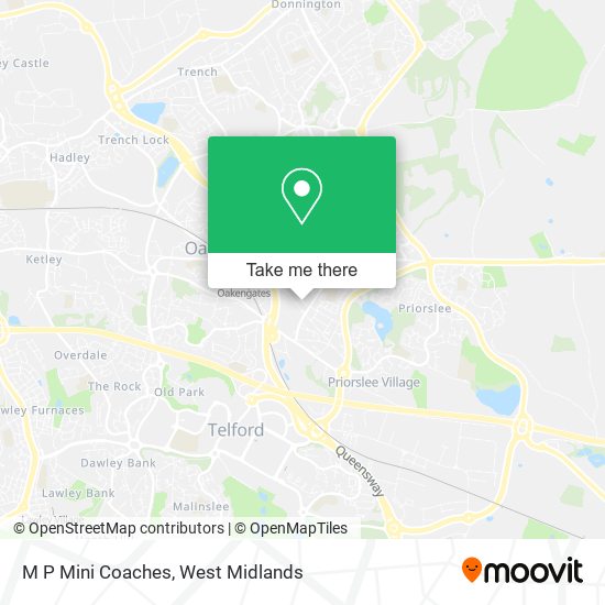 M P Mini Coaches map