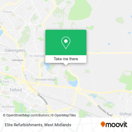 Elite Refurbishments map