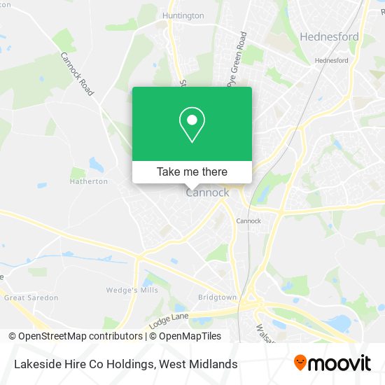 Lakeside Hire Co Holdings map