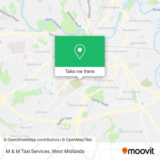 M & M Taxi Services map