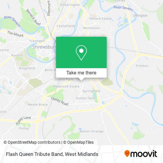 Flash Queen Tribute Band map